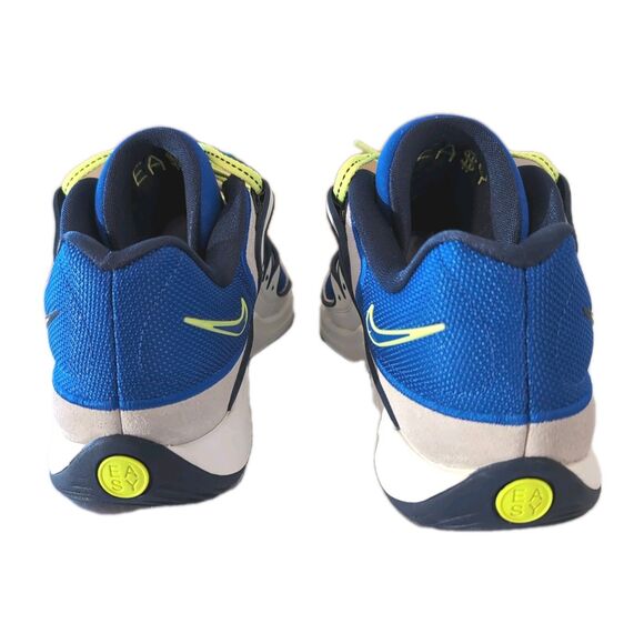 Nike KD18 "Smart City" basketball shoes Hyper Royal/Neon Yellow/Sail Size 10.5 - Picture 5 of 16